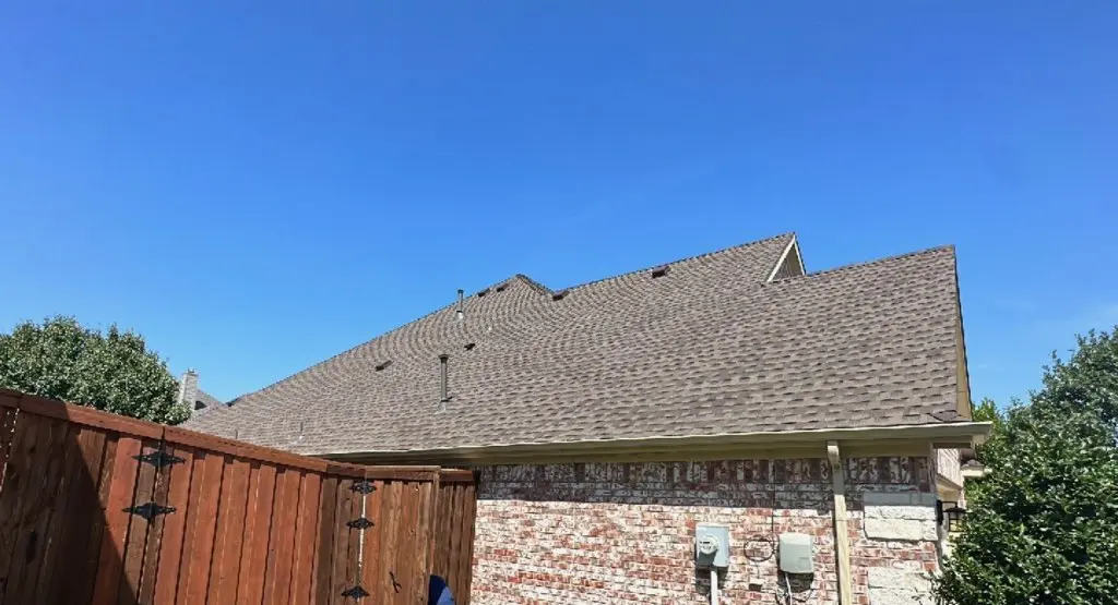 Completed roof replacement project in Wixom